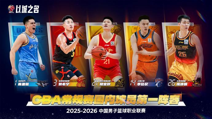 开云中国官网-CBA官宣最佳阵容：胡金秋贺希宁领衔一阵 周琦张镇麟领衔二阵